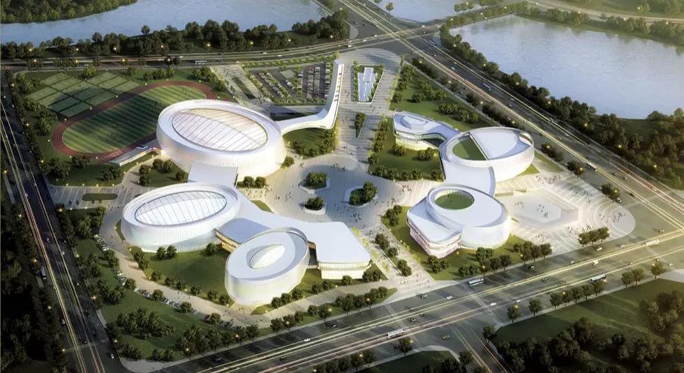 雙湖科技城五館合一規(guī)劃效果圖